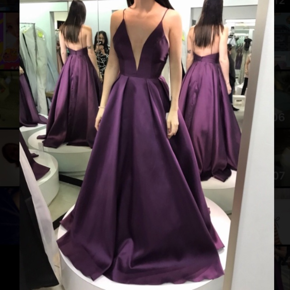 purple Colette prom/ graduation dress